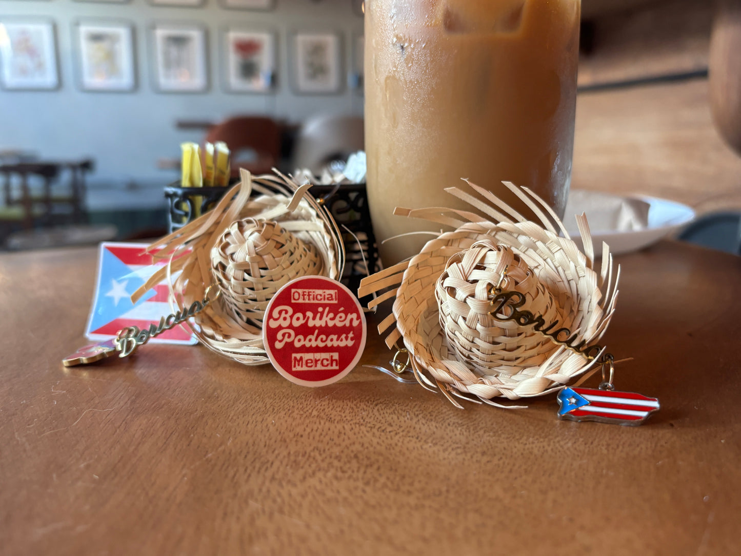 Boricua Pava Earrings 🇵🇷 NEW!